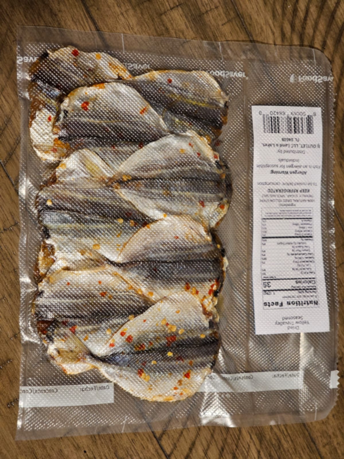Jivanya Dried Yellow Stripe Trevally (Spicy/Non-Spicy)