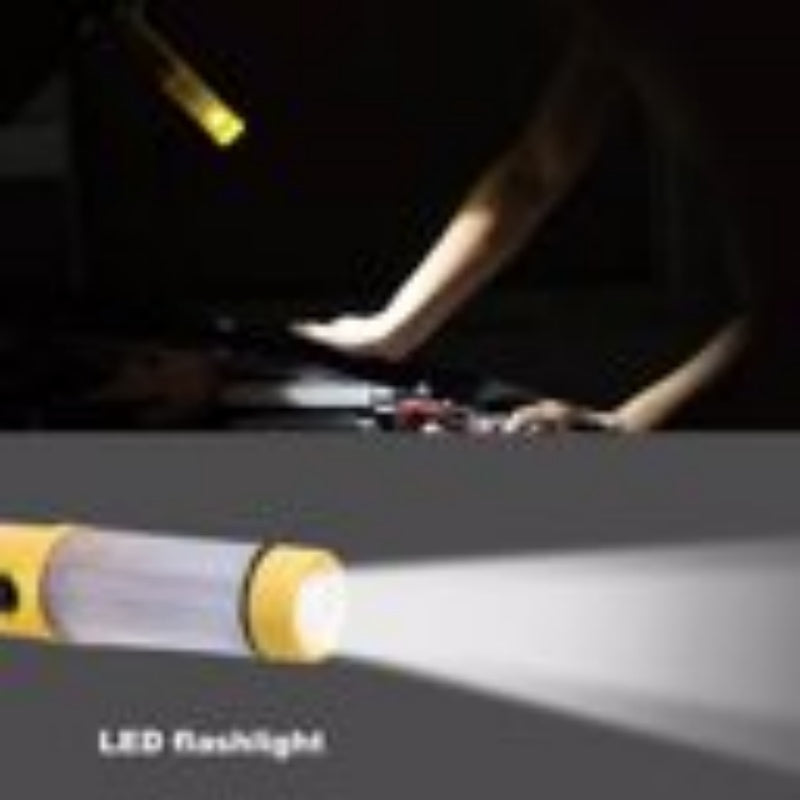 Red&Yellow Multi-functional Car Safety Hammer With Flashlight