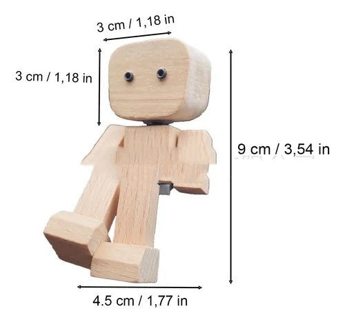 Handmade Puppet Decoration With Shaking Feet