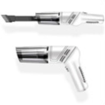 White Wireless Automobile Folding Vacuum Cleaner Hand-held High-power Strong Suction Vacuum Cleaner