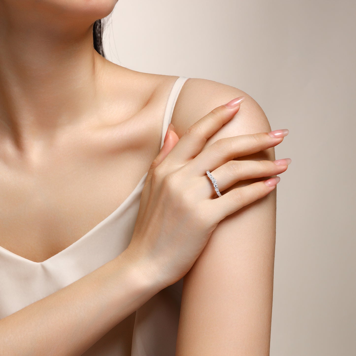 1Crown Diamond Ring Wedding Ring Luxury Fashion Set Moissanite Silver Ring