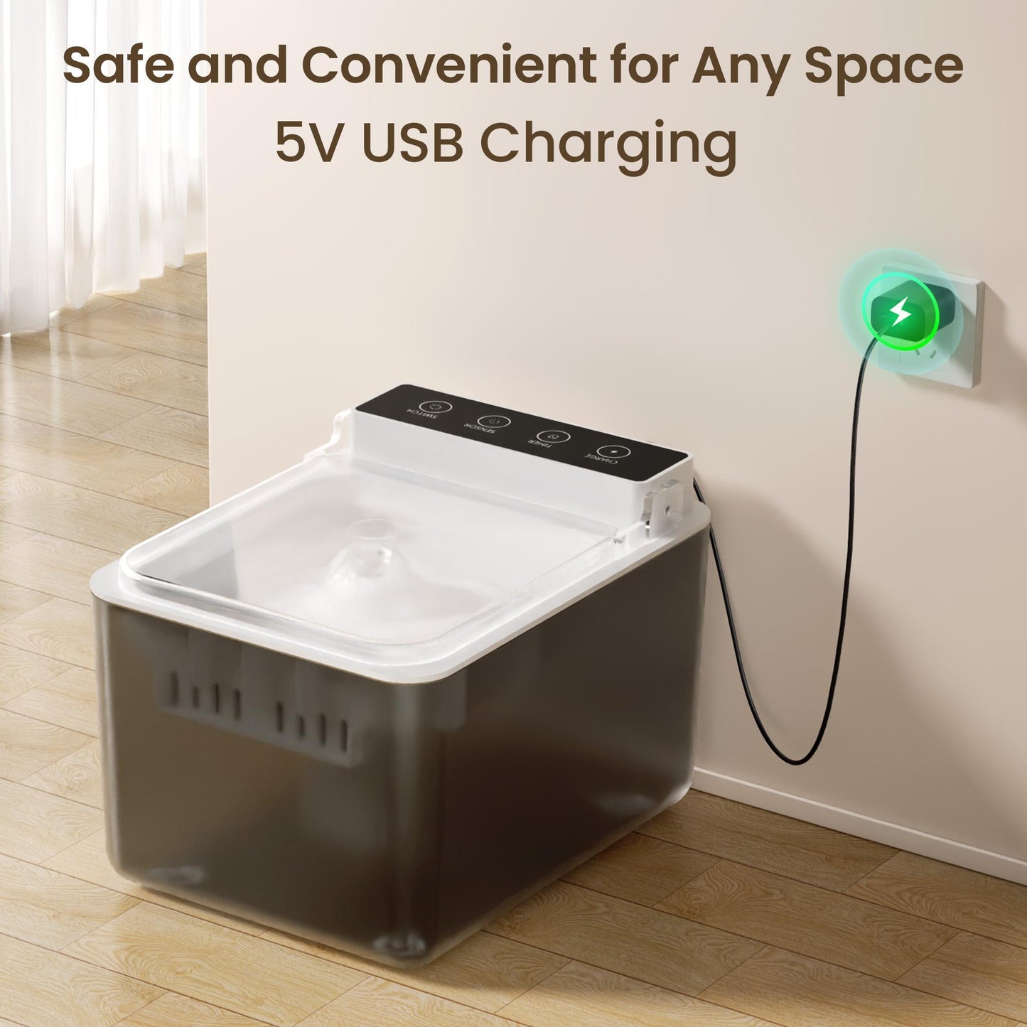 Wired Automatic Pet Fountain Water Dispenser Automatic Sensing Function