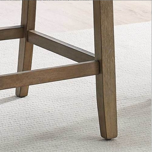 Grayson - Counter Chair With Nailhead Dark Gray Set of 2