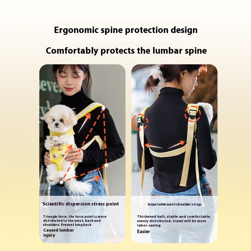Pets Cartoon Cute Chest Bag Portable