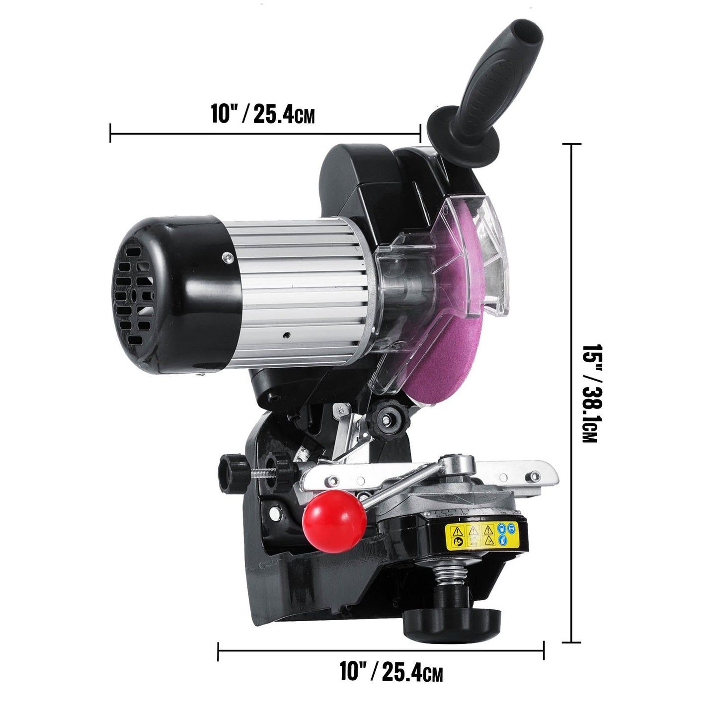 Electric Chainsaw Sharpener, 230W Professional Multi-Angle Adjustable Chain Grinder 3000RPM, Electric Chainsaw Blade Sharpener