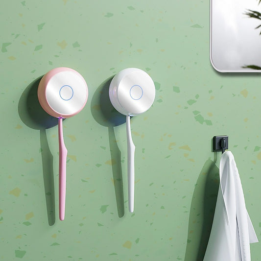 The Toothbrush Sterilization Box Integrates Ultraviolet Sterilization And Drying Functions. Deeply Clean The Toothbrush Head For Complete Oral Health.