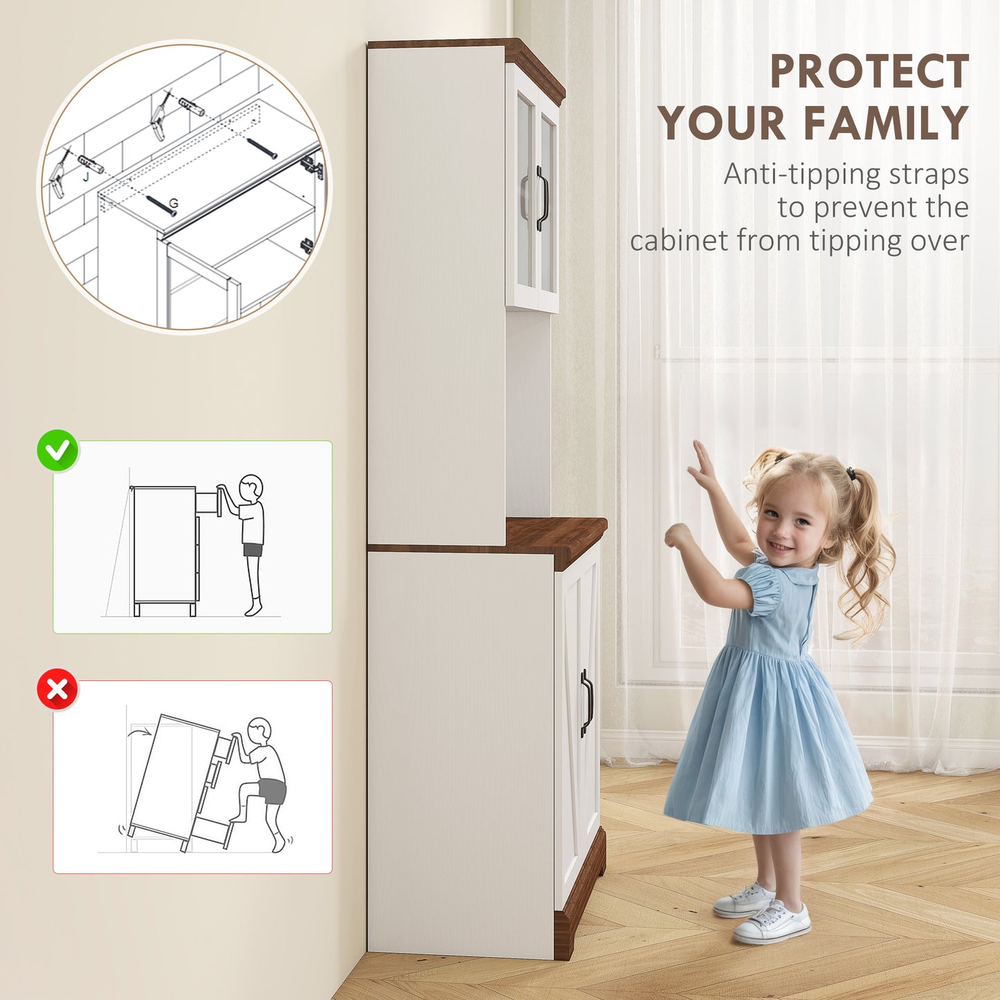 Freestanding Kitchen Pantry