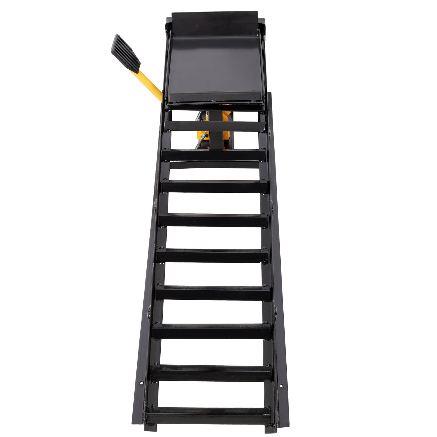 Auto Car Truck Service Ramps Lifts With Pedal, Garage Car Lift Hydraulic Ramps 5 Ton,Automotive Hydraulic Lift Repair Frame Lift 2 Pack Black