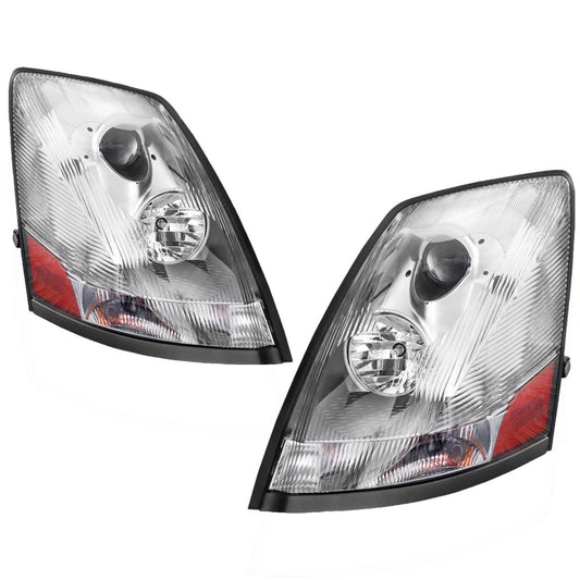 For 2004-2017 Volvo Vnl Headlamp Halogen Assembly White