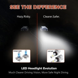 Silver Integrated Car Headlights