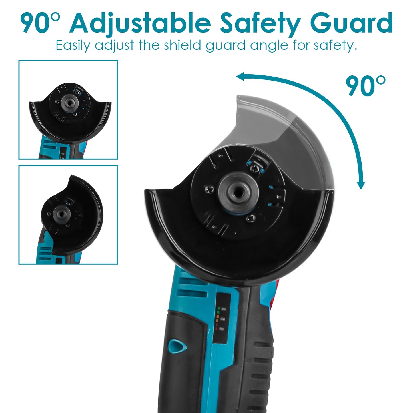 1Set 12V Cordless Mini Angle Grinder Hand Polishing Grinding Machine Cordless Cutter Grinding Tool With 7Pcs Disc 2Pcs 1100mAh Batteries And Charger Hex Key
