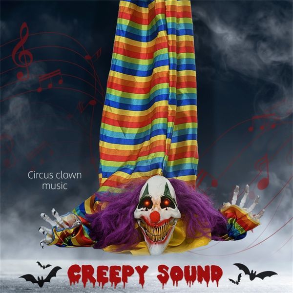Halloween Decoration with Creepy Sound Clown