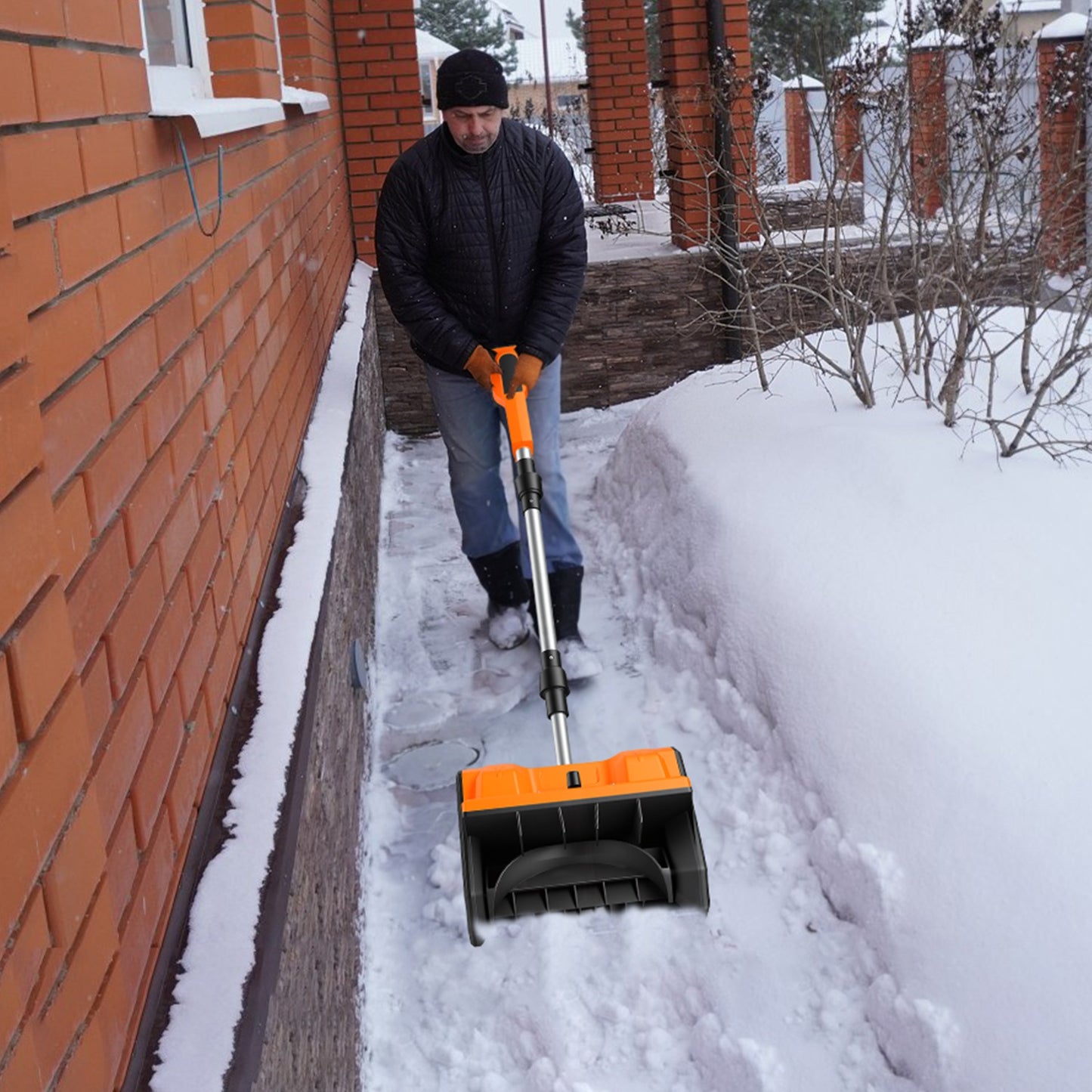 Battery Replacement Or Cordless Snow Shovel Optional