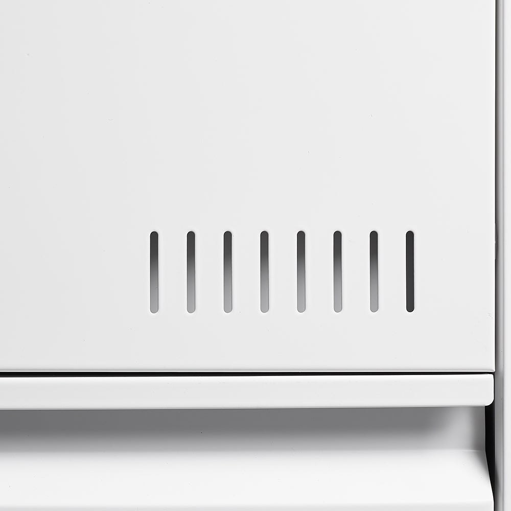 Filing Cabinet Lateral File Cabinet 3 Drawer, White Filing Cabinets With Lock, Locking Metal File Cabinets Three Drawer Office Cabinet For Legal Letter A4 F4 Home Offic