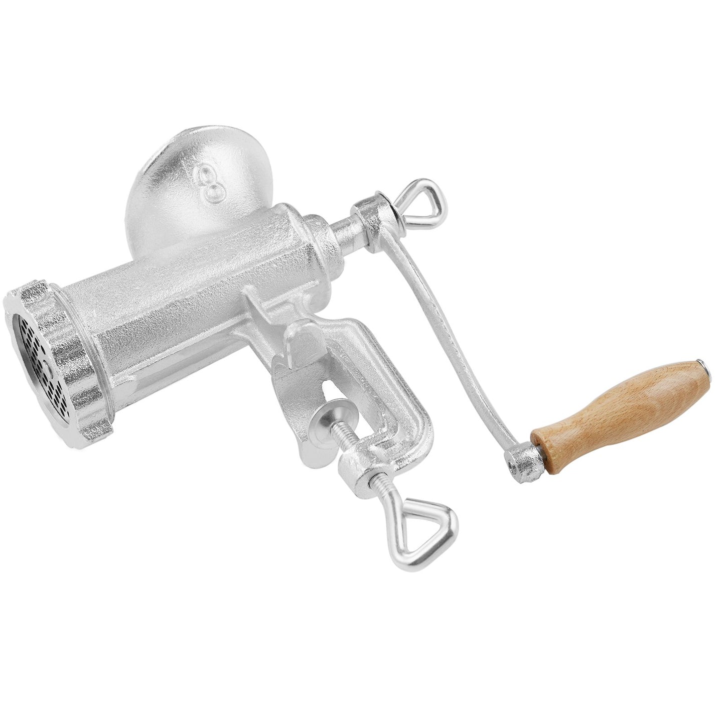 Manual Meat Grinder, Heavy Duty Cast Iron Hand Meat Grinder With Steel Table Clamp, Meat Mincer Sausage Maker With 1 Cutting Blade, 2 Cutting Plates, 3 Sausage Tubes For Beef Pepper Mushroom