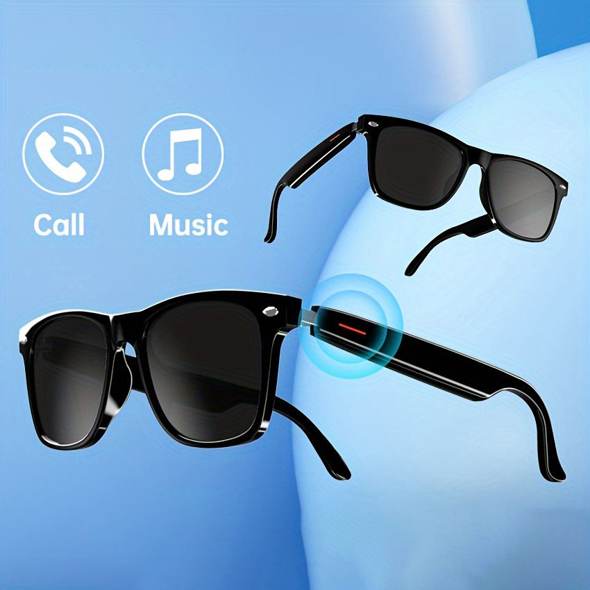 SENBONO E13 Smart Glasses Outdoor Smart Sport Hands-Free Call Music Headphone Anti-Blue Eyeglasses Wireless BT Voice Sunglasses