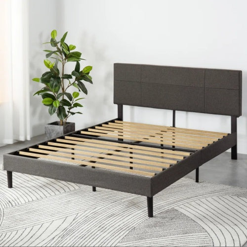 Denna UPH STD Bed Dark Grey QUEEN