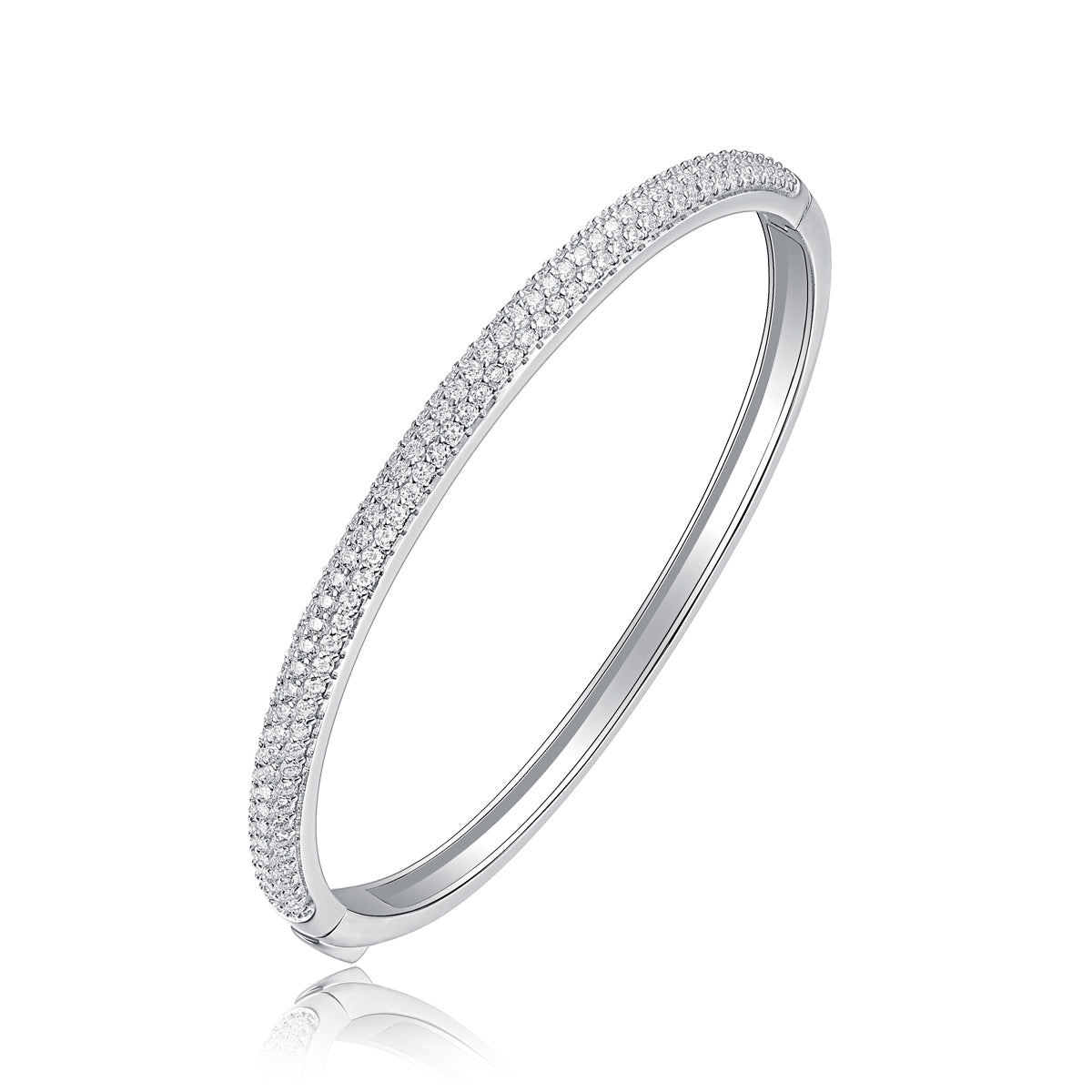 Monologue Luxury Fashion Set Mosan Diamond S925 Silver Bracelet