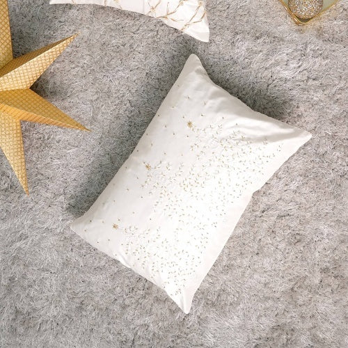 Polyester Pillow With Embroidery Work