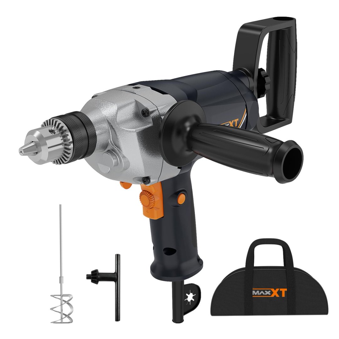 Drill Mixer Set With Spade Handle Inch Electric Corded Mixing Drill Machine 9A Motor Concrete Mud Mixer