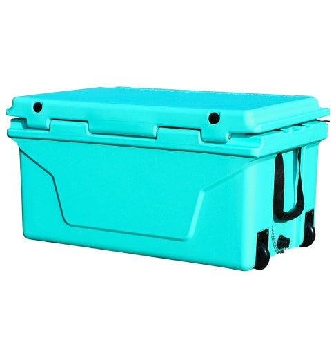 Hot Selling Blue Color 65QT Outdoor Cooler Fish Ice Chest Box Popular Camping Cooler Box
