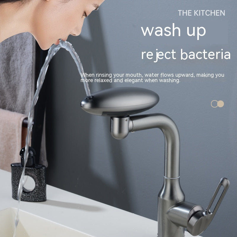 UFO Design Faucet Wash Basin Hot And Cold