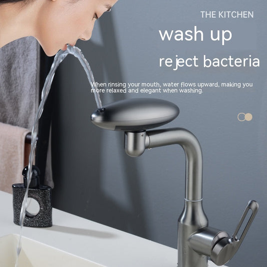 UFO Design Faucet Wash Basin Hot And Cold