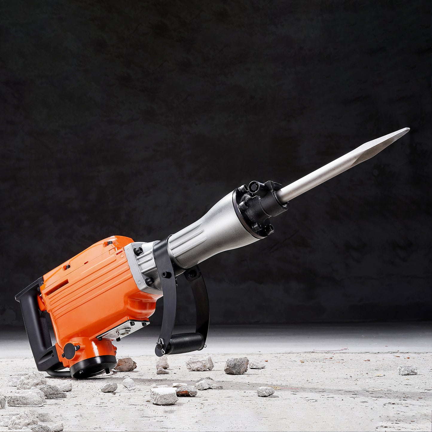 Demolition Jack Hammer, 2200W 1400 BPM Jack Hammer Concrete Breaker, Heavy Duty Electric Jack Hammer 6pcs Chisels Bit With Gloves, Swiveling Front Handle For Trenching And Breaking Holes