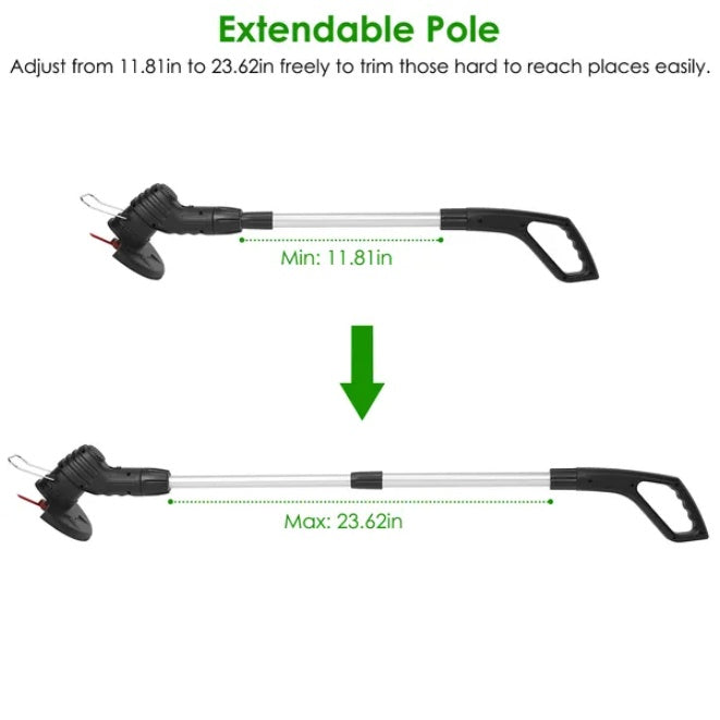 Electric Cordless Lawn Mower With 5 Blades