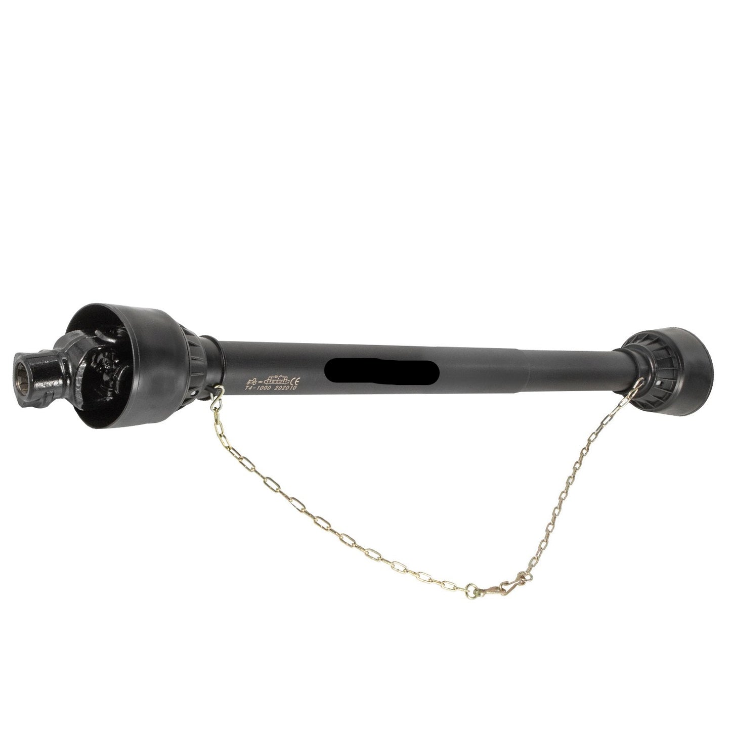 PTO Shaft, PTO Drive Shaft, 6 Spline Tractor, Round Implement Ends PTO Driveline Shaft, Series 4 Tractor PTO Shaft, Brush Hog PTO Shaft Black, For Finish Mower, Rotary Cutter