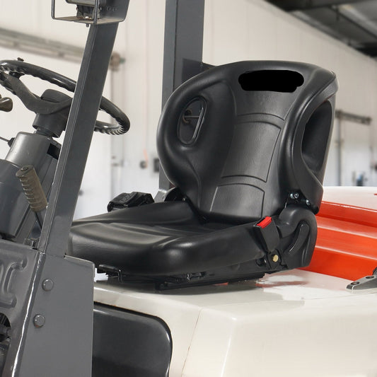 Universal Forklift Seat,Tractor Seat With Adjustable Angle Back, Micro Switch And Seatbelt,Wrap-around Forklift Seat For Tractor Loader Excavator