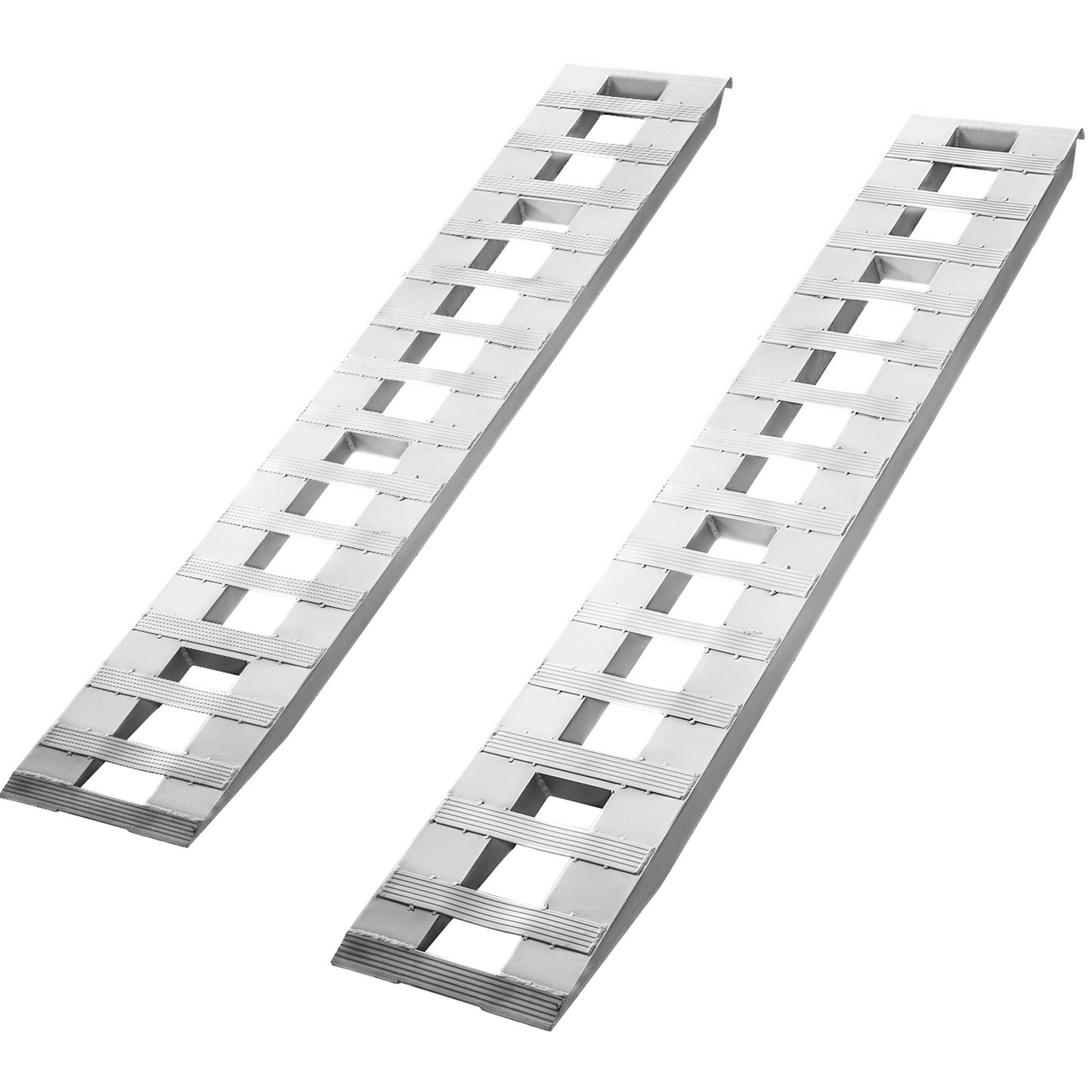 84x14x2.5 Inch Aluminum Ramps 6000LBS Capacity Car Trailer Truck ATV Ramps 1 Pair 2 Ramps