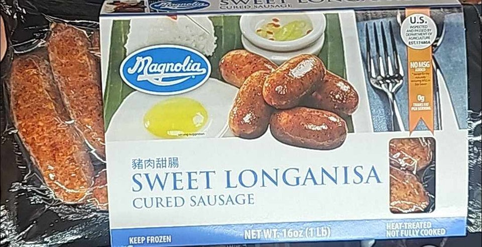 Magnolia Sweet Longanisa (Cured Sausage)