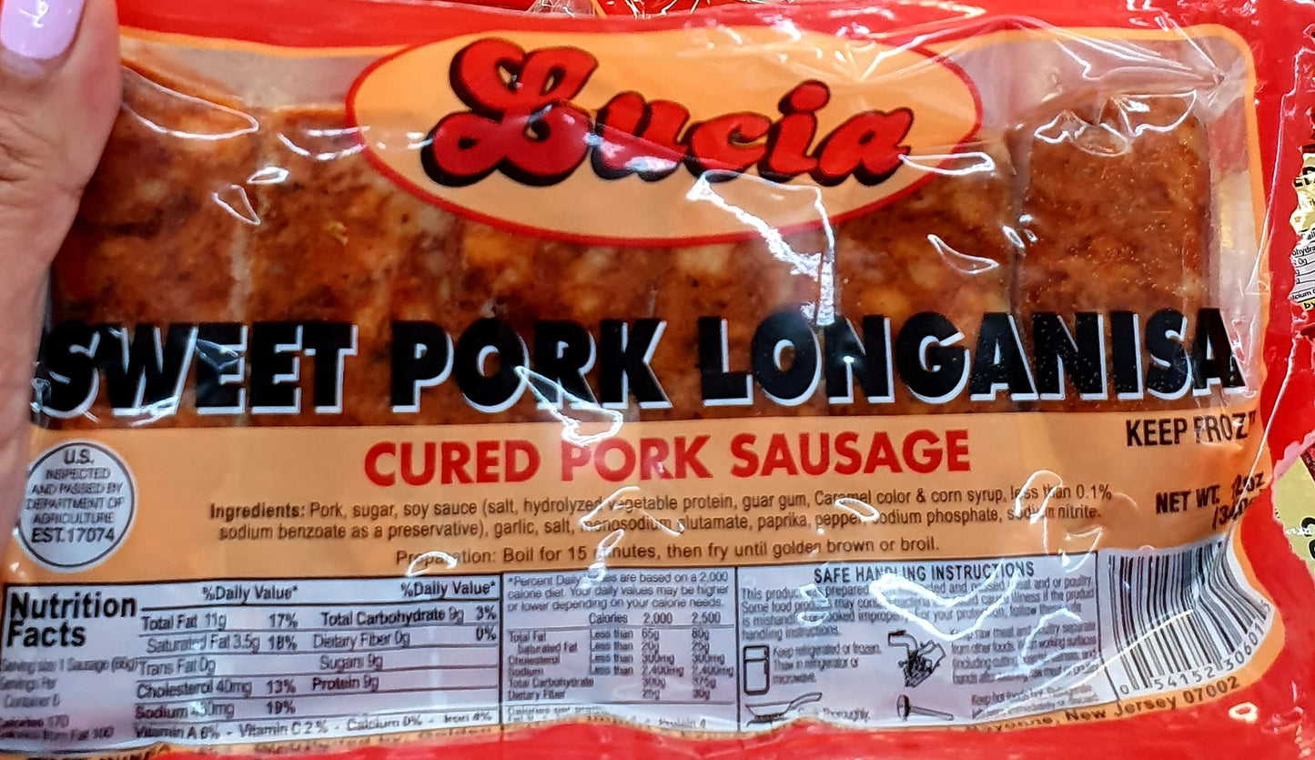 LUCIA PORK SWEET LONGANISA