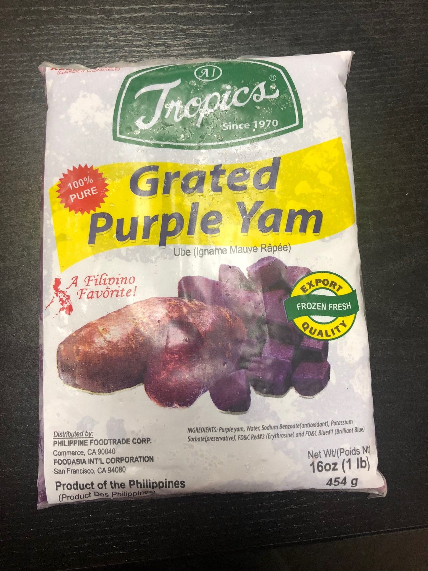 Tropics Grated Purple Yam