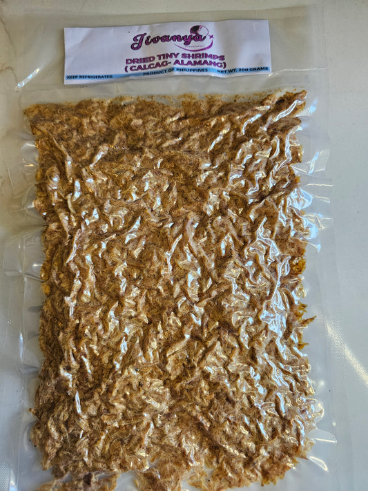 Jivanya Dried Calcag-Alamang - Tiny Shrimps - 200 grams