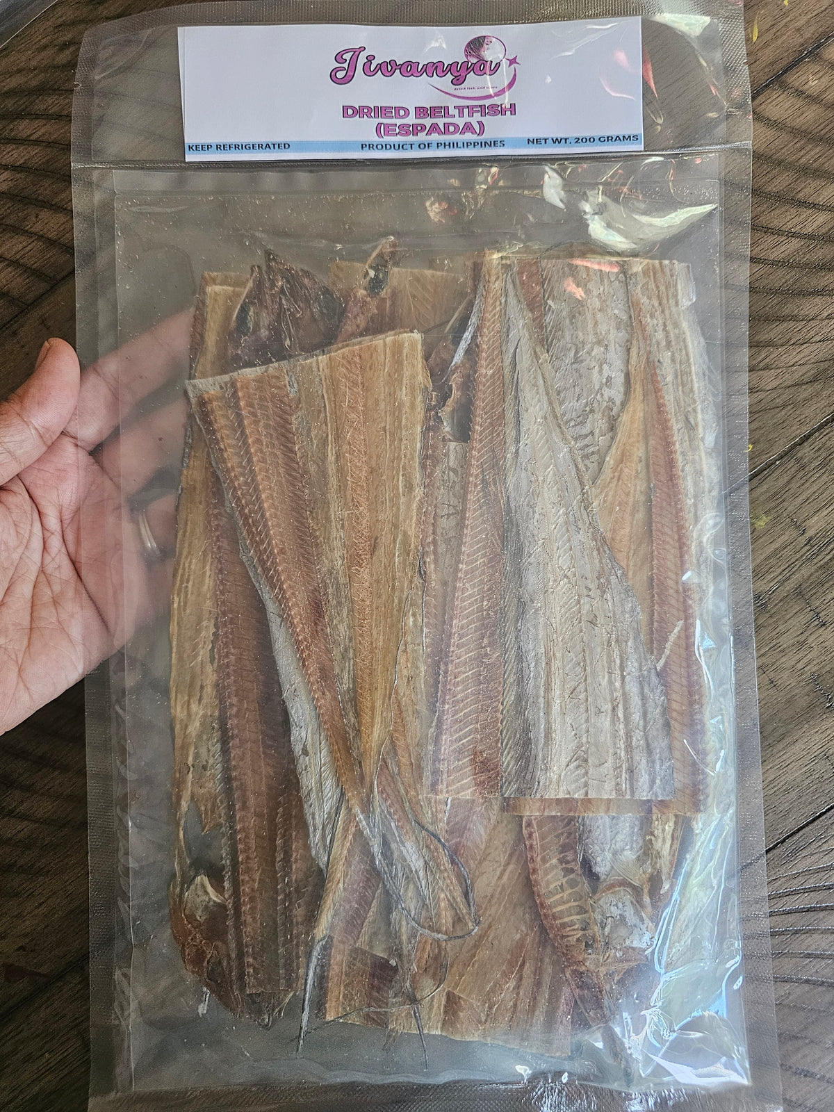 Jivanya Dried Spada - Beltfish - 200 grams