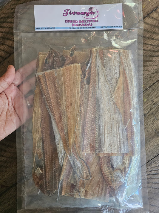 Jivanya Dried Spada - Beltfish - 200 grams