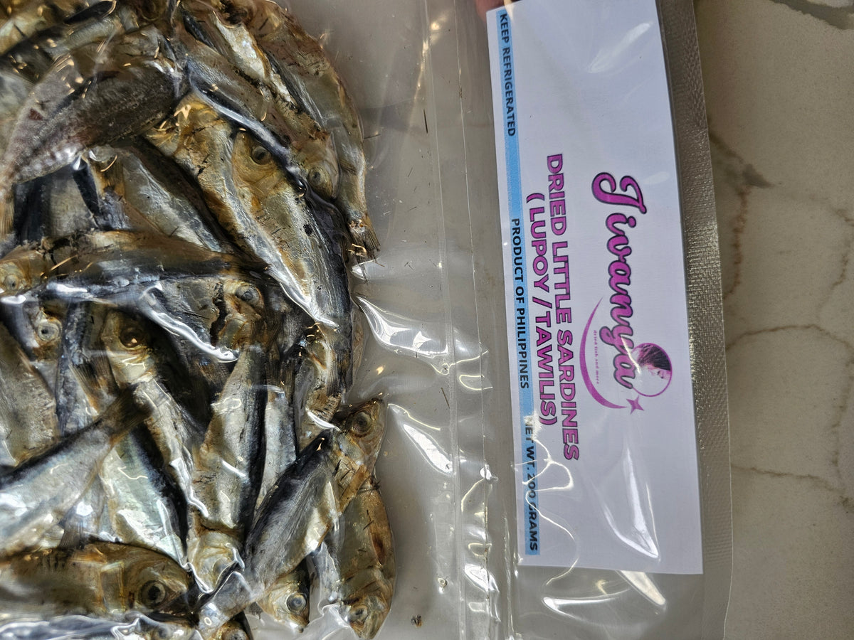 Jivanya Dried Lupoy/Tawilis - Little Sardines - 200 grams