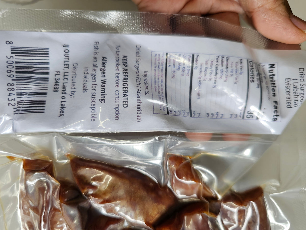 Jivanya Dried Labahita - Surgeon Fish - 200g