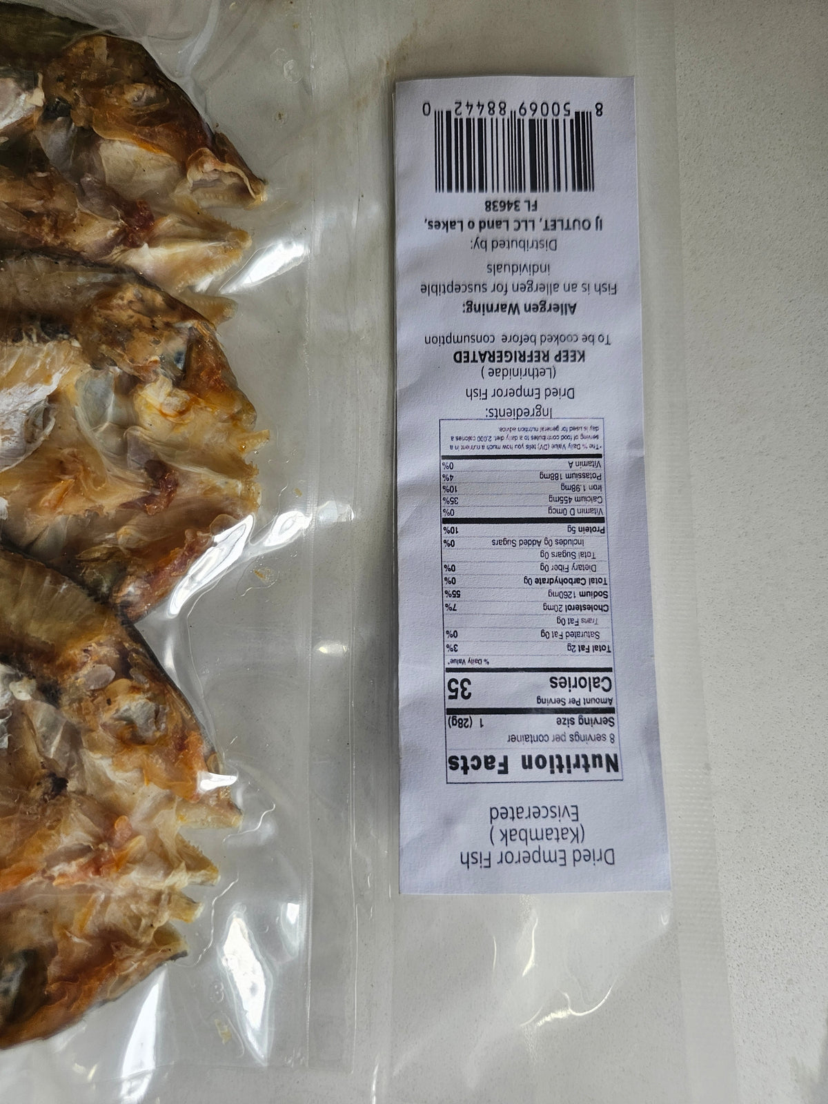 Jivanya Dried Katambak - Trumpet Emperor - 200 grams