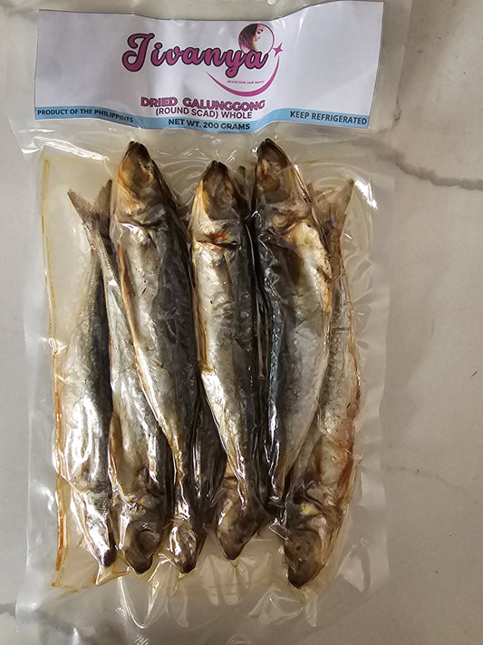 Dried Budburon - Mackerel Scad - 200 grams - 7.06 oz