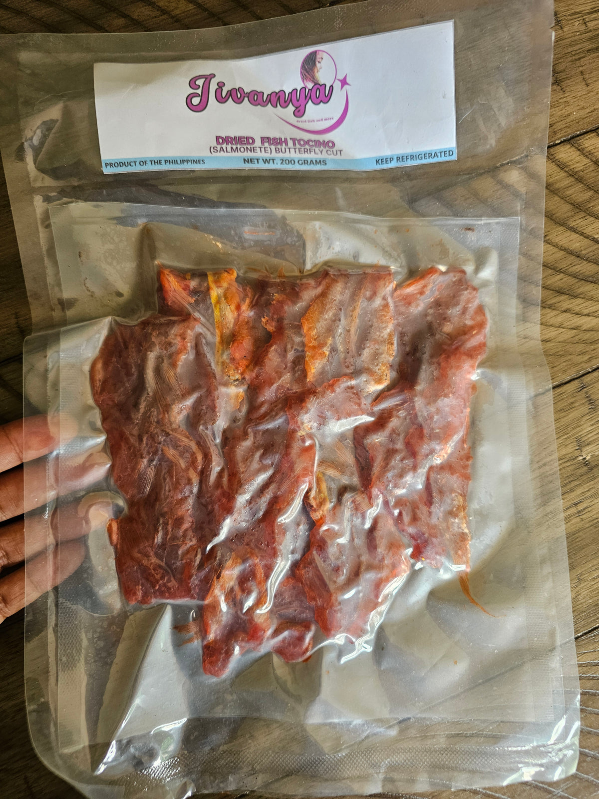 Jivanya Dried Fish Tocino - 200 grams