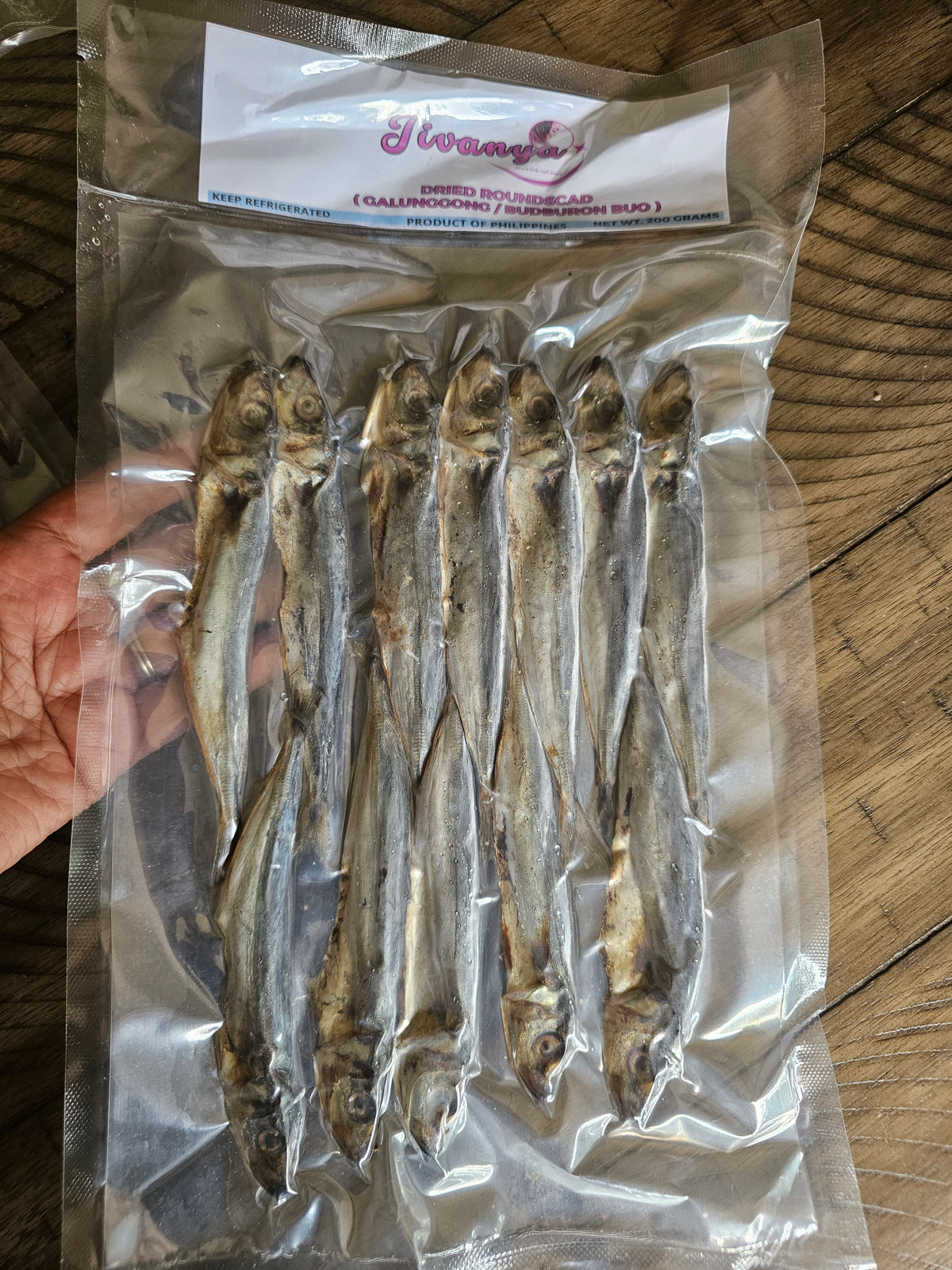 Dried Budburon - Mackerel Scad - 200 grams - 7.06 oz