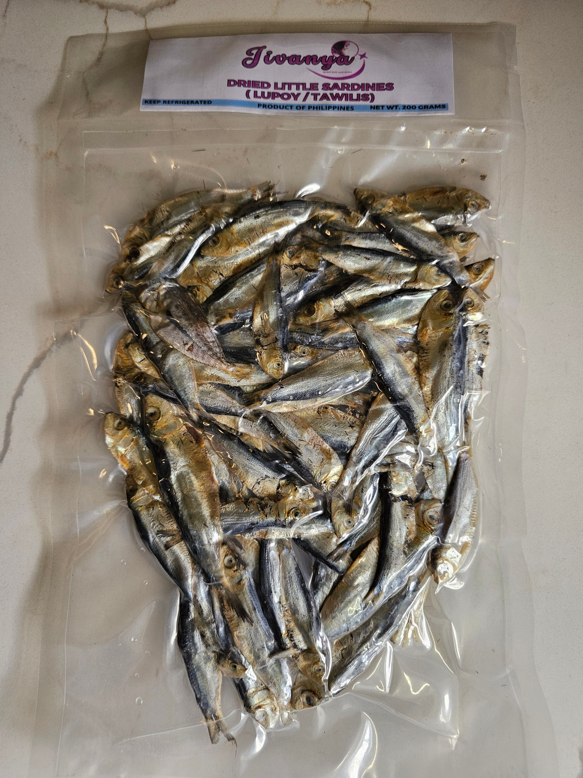 Jivanya Dried Lupoy/Tawilis - Little Sardines - 200 grams