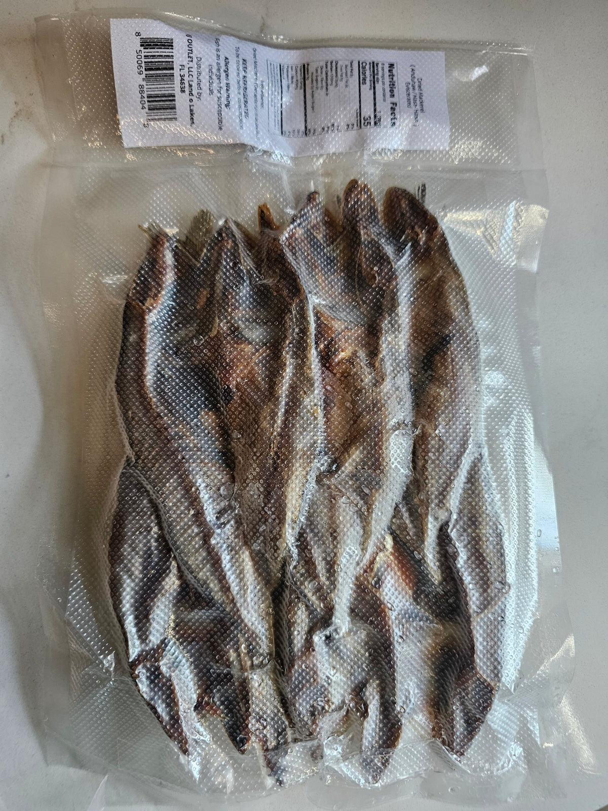 Jivanya Dried Anduhaw - Short Tail Mackerel - 200g - 7.05 oz