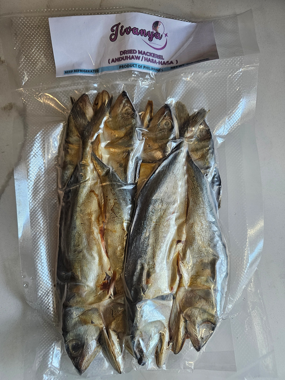 Jivanya Dried Anduhaw - Short Tail Mackerel - 200g - 7.05 oz