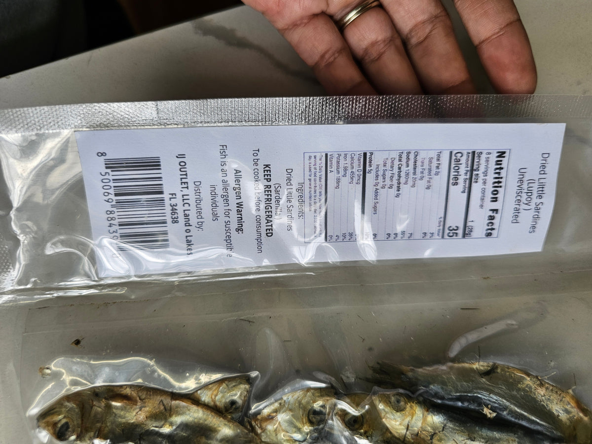 Jivanya Dried Lupoy/Tawilis - Little Sardines - 200 grams