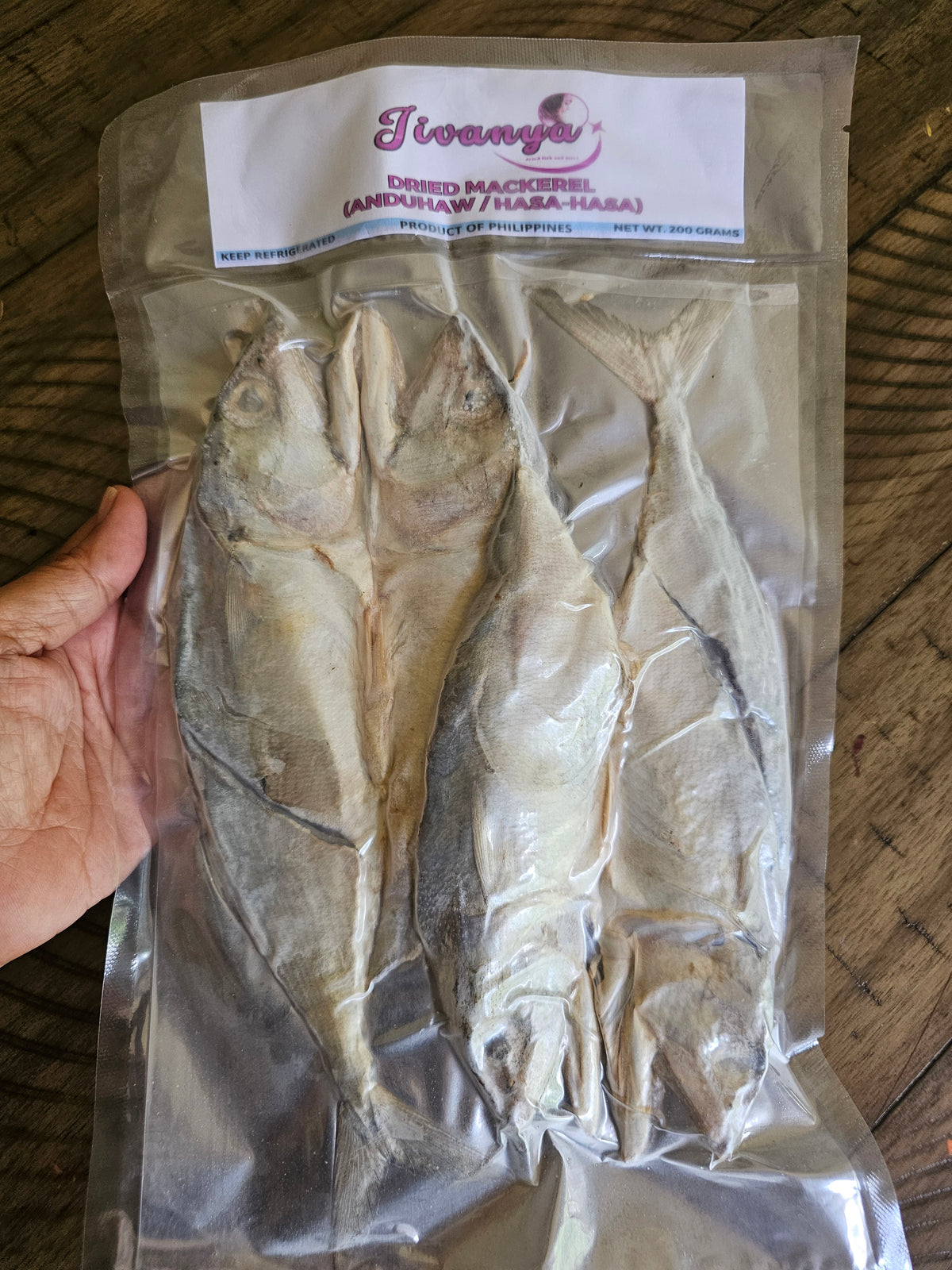 Jivanya Dried Anduhaw - Short Tail Mackerel - 200g - 7.05 oz