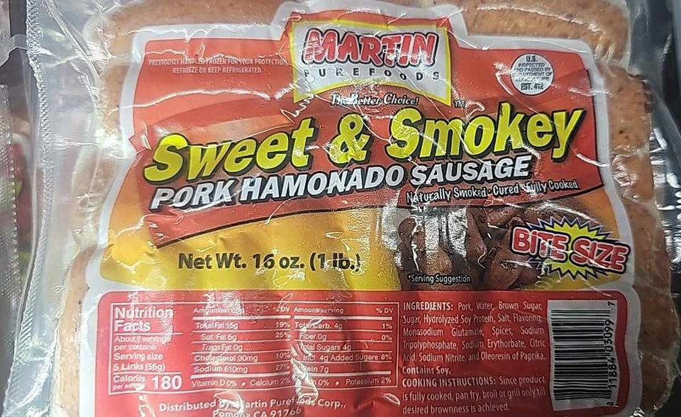 Martin's Purefoods Sweet & Smokey Pork Hamonado Sausage